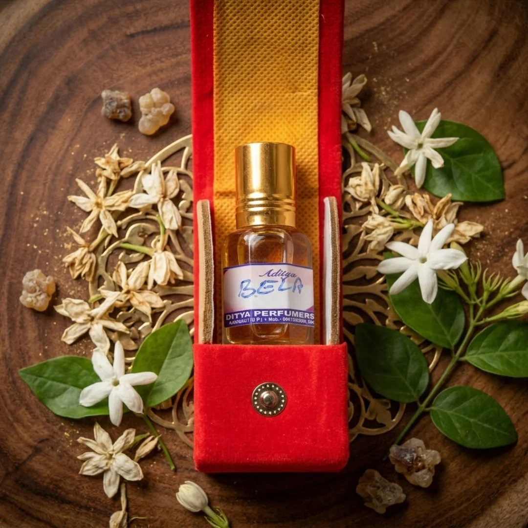 Premium Bela Attar (Jasmine) - 10ml Pure Alcohol-Free Puja Ittra - Image 2