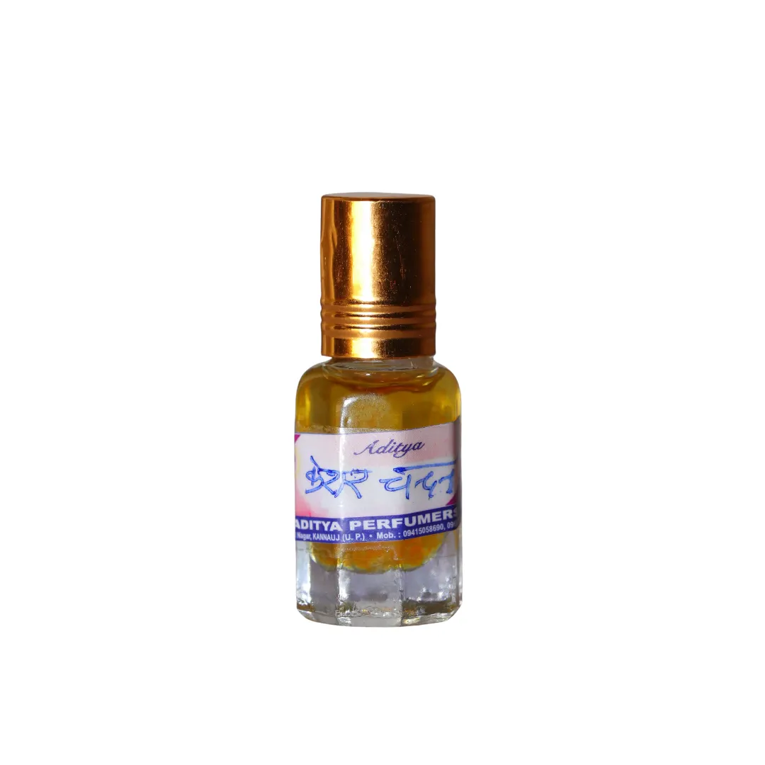 The Divine Union of Sacred Saffron and Royal Sandalwood. Experience the most revered fragrance of Indian tradition with our Premium Kesar Chandan Attar. This 10ml concentrated oil is a masterful blend of the cooling essence of Sandalwood (Chandan) and the luxurious warmth of Saffron (Kesar). Sourced with devotion, it is designed to create a meditative atmosphere that calms the mind and elevates the spirit. Why it is a Must-Have for Your Mandir: 100% Alcohol-Free: A pure, non-alcoholic formulation that is safe for skin and perfect for applying on deities and sacred idols. Soulful Aroma: The woody notes of Sandalwood mixed with the exotic scent of Saffron create a deeply peaceful environment for prayer and dhyana (meditation). Long-Lasting Purity: Highly concentrated oil ensures the divine fragrance lingers in your puja room for hours with just a single drop. Traditional Use: Widely used for anointing puja accessories, mixing with tilak, or as a calming personal fragrance.